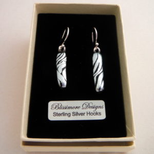 Zebra Drop Earrings